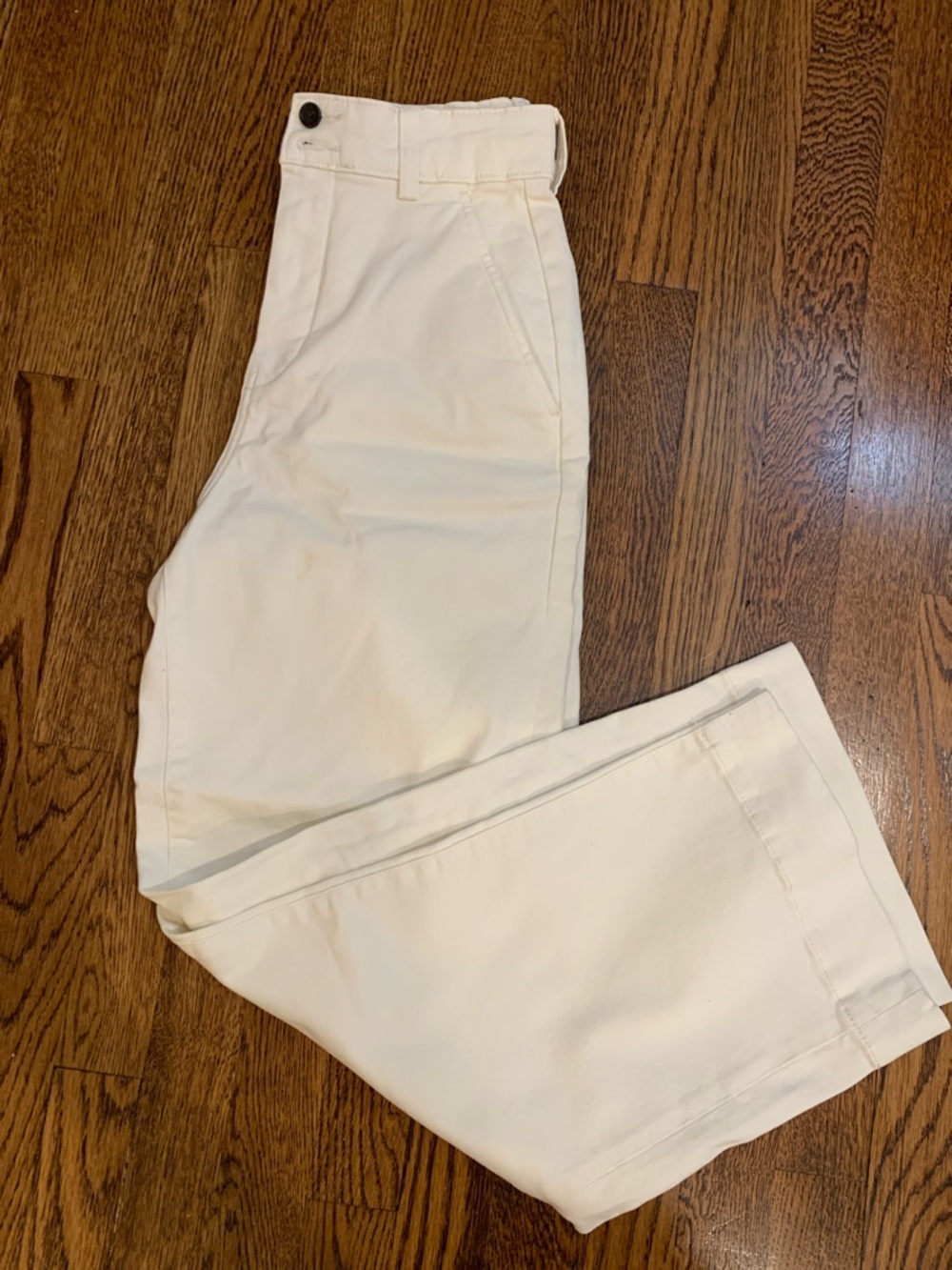 Everlane Off-White Straight Leg Denim Pants - Size 2